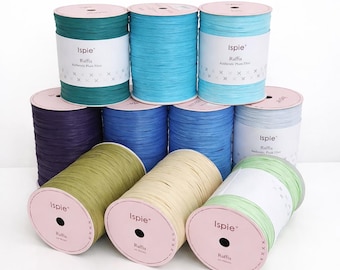Raffia yarn Ispie, viscose yarn, summer yarn, Crochet hat yarn, Natural yarn, crochet bag yarn, raffia yarn tweed 100 % raffia Eco Friendyl