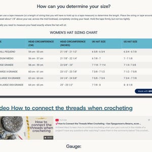 Winter hat pattern, Easy hat pattern, Crochet hat pattern women, Modern crochet pattern image 14