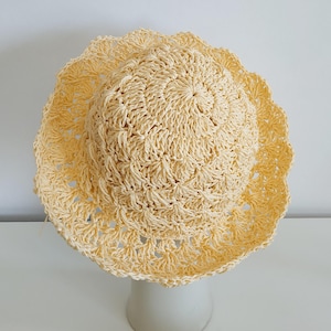 Women crochet hat patterns, Crochet sun hat, Hat pattern pdf, Crochet pattern hat, Raffia hat, Cochet hat pattern women, PATTERN hat