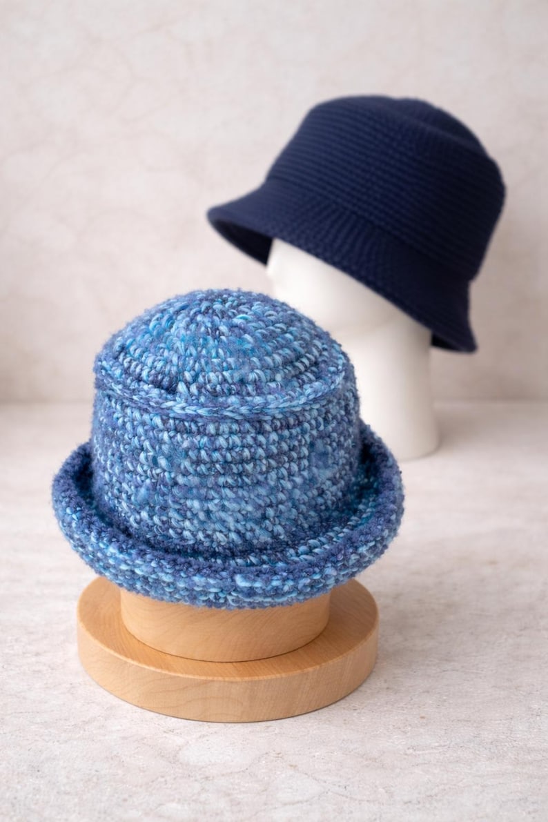 Winter hat pattern, Easy hat pattern, Crochet hat pattern women, Modern crochet pattern image 1