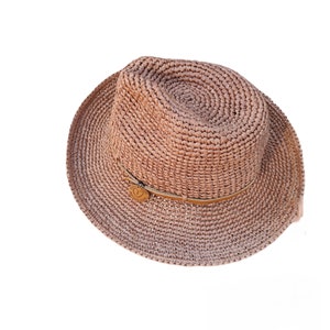 women fedora hat, Fine Straw Handmade, hat Fedora, Summer Fedora Hat,Country Hats, Travel Natural Straw Mens Hat Fedora, Personalised raffia