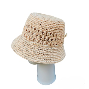 Bucket hat sun, Сustom bucket hat, Summer bucket hat, RAFFIA hat, Bucket hat women, sun hat womens