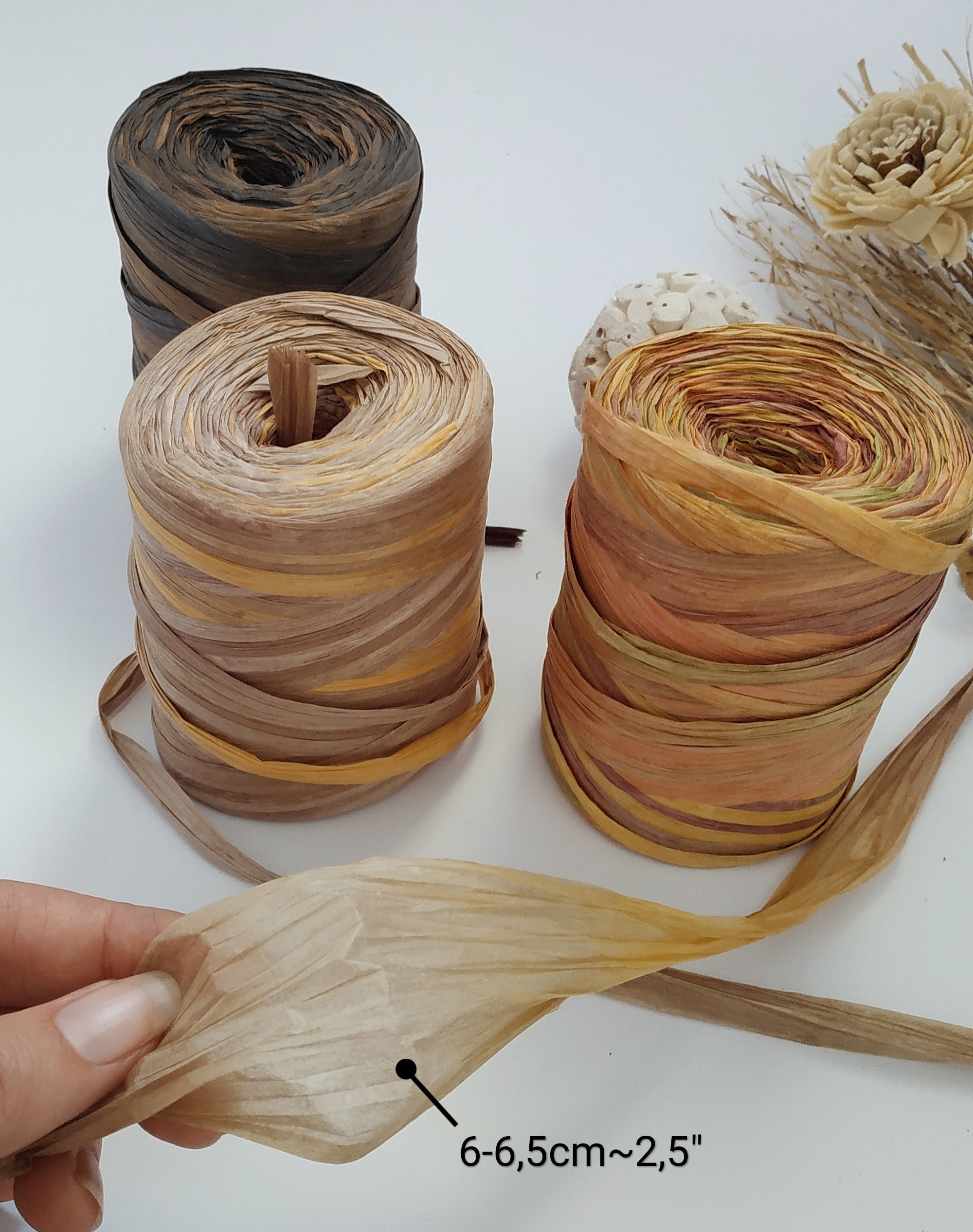 Raffia yarn Yarn for sale Paper yarn Raffia bag Yarn Etsy