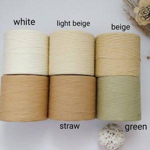 Rafia Yarns Yarn Sale Rafia Yarn Raffia Yarn Summer Yarn - Etsy