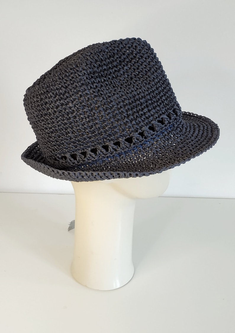 Fedora Pdf Crochet Fedora Hat Pattern, Fedora Hat Pattern, Crohet Hat Pattern ...