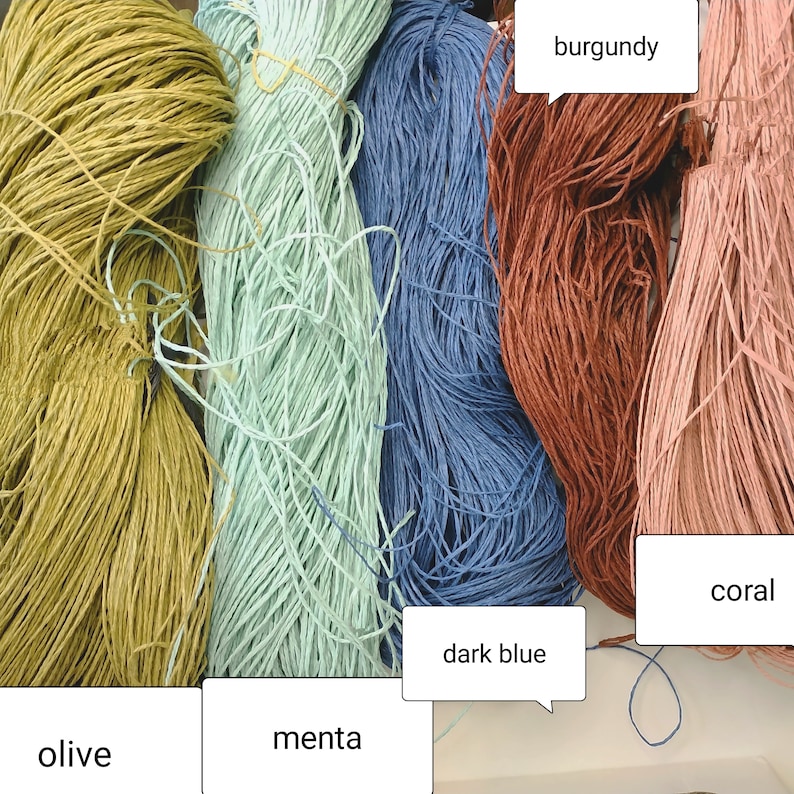 Rafia Yarns Yarn for Knitting Yarn Sale Yarnart Rafia Etsy Australia