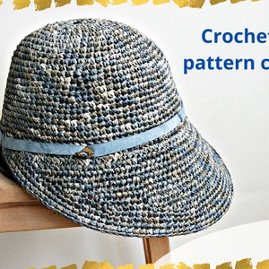 sun hat pattern,  easy crochet pattern,  baseball hat, womens hat pattern, crochet hat pattern, crochet hat patterns HAT crochet pattern,