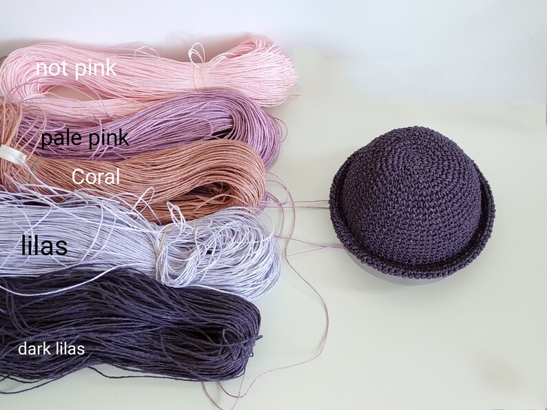 rafia yarns, Yarn for Crochet, yarn sale, yarnart, raffia yarn, summer yarn, raffia for hat, raffia for bag image 4