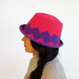 Fedora hat crochet pattern, Crochet hat pattern, Crochet fedora hat pattern, womens hat pattern, crochet hat pattern