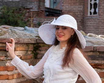 Sombrero de sol de ala ancha, sombrero de Panamá, sombrero de sol para mujeres, sombrero de verano, sombrero de sol, mujeres de sombrero de paja, mujeres de sombrero de ala, sombrero de ala ancha negro, mujeres de sombrero de ala