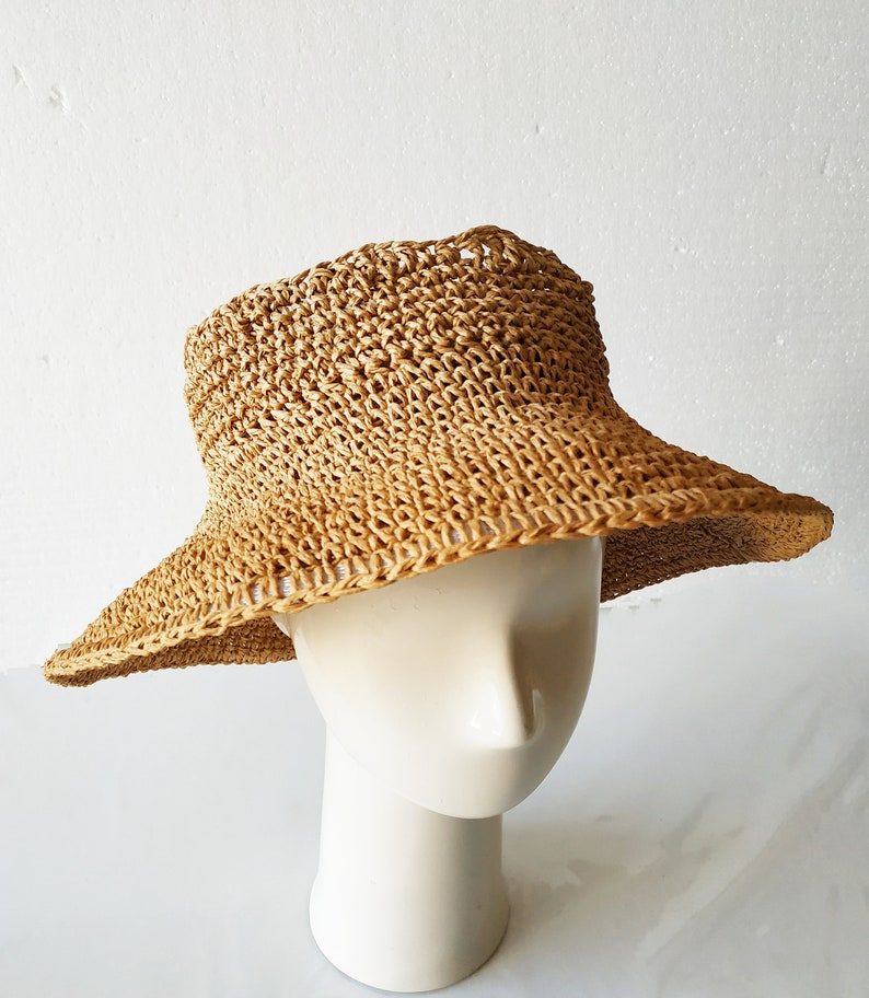 Crochet hat pattern, pdf crochet pattern, Crochet hat, Crochet sun hat pattern, Pdf hat pattern image 6