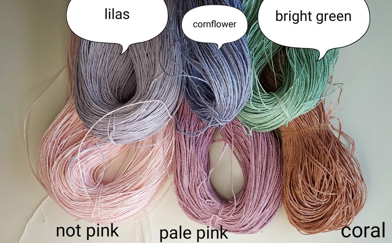 rafia yarns, Yarn for Crochet, yarn sale, yarnart, raffia yarn, summer yarn, raffia for hat, raffia for bag image 17