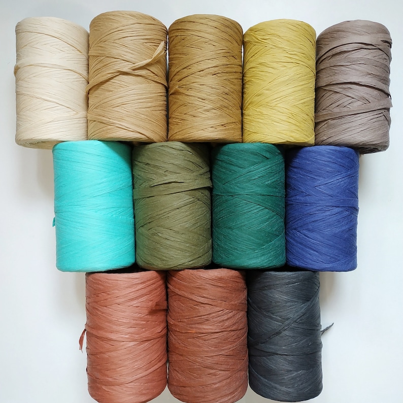 Raffia yarn, Yarn for sale, Paper yarn, Raffia bag, Yarn paper, Natural crochet yarn, Crochet hat yarn, Natural yarn, crochet bag yarn