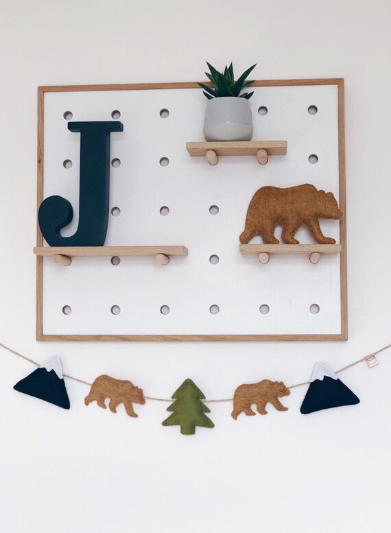 Tribal Room Decor Bear Garland Bear Decor Mountain Decor Etsy