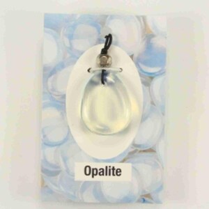 25mm Opalite CORDED (polierte Freiform) Anhänger #1111