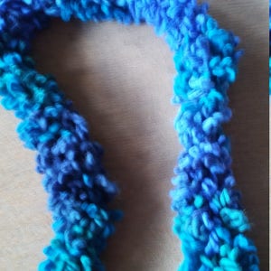 Blue Boa Scarf image 3