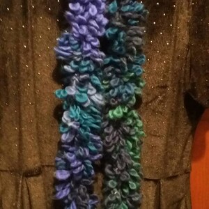 Blue Boa Scarf image 1