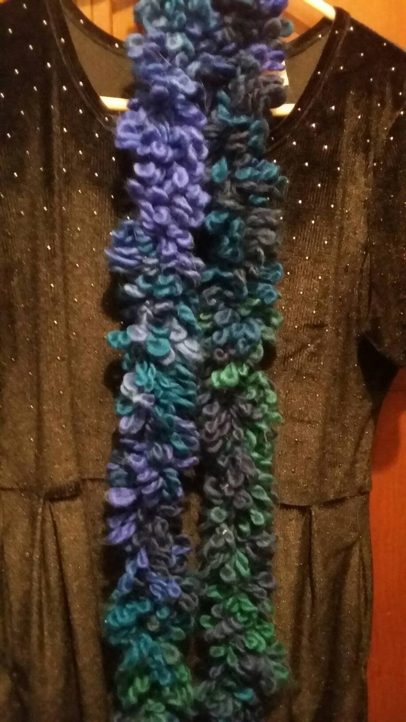 Blue Boa Scarf image 1