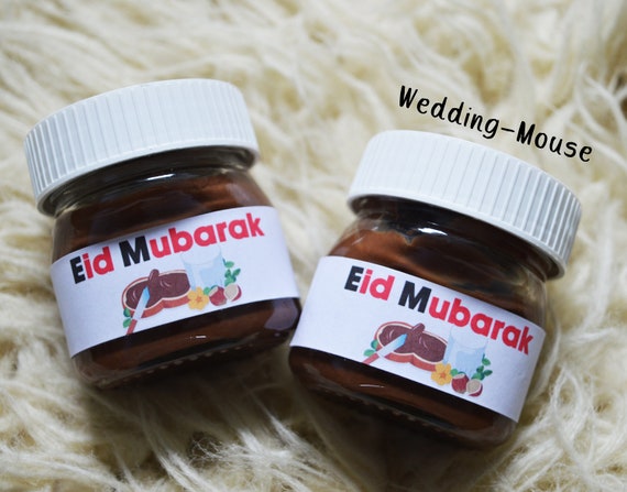 25x Nutella Mini Labels for 25g Guest Gift Wedding Vintage Giveaway Wedding  Favor Gift Personalised 