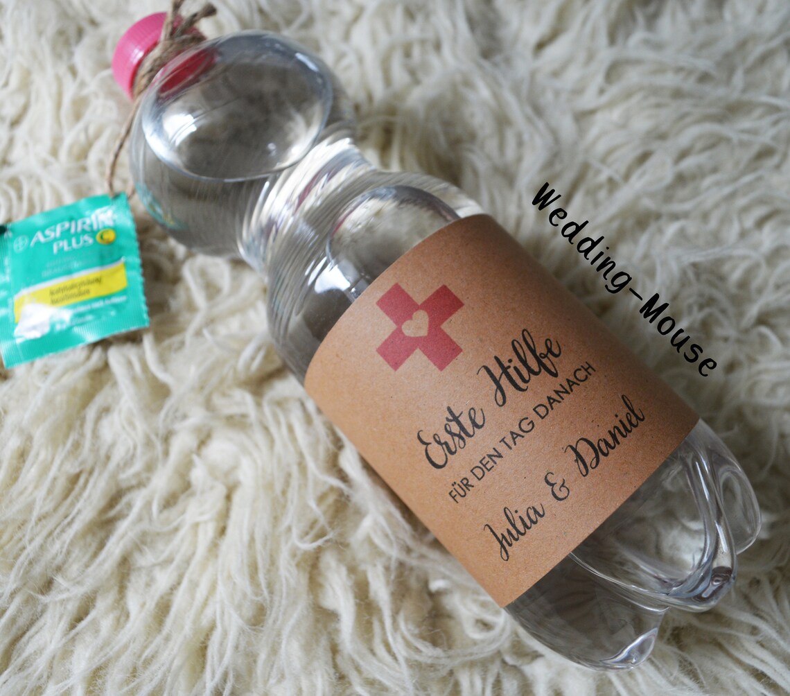 15x HangoverKit Hangover Kit Hochzeit Banderole Kater Für den Etsy