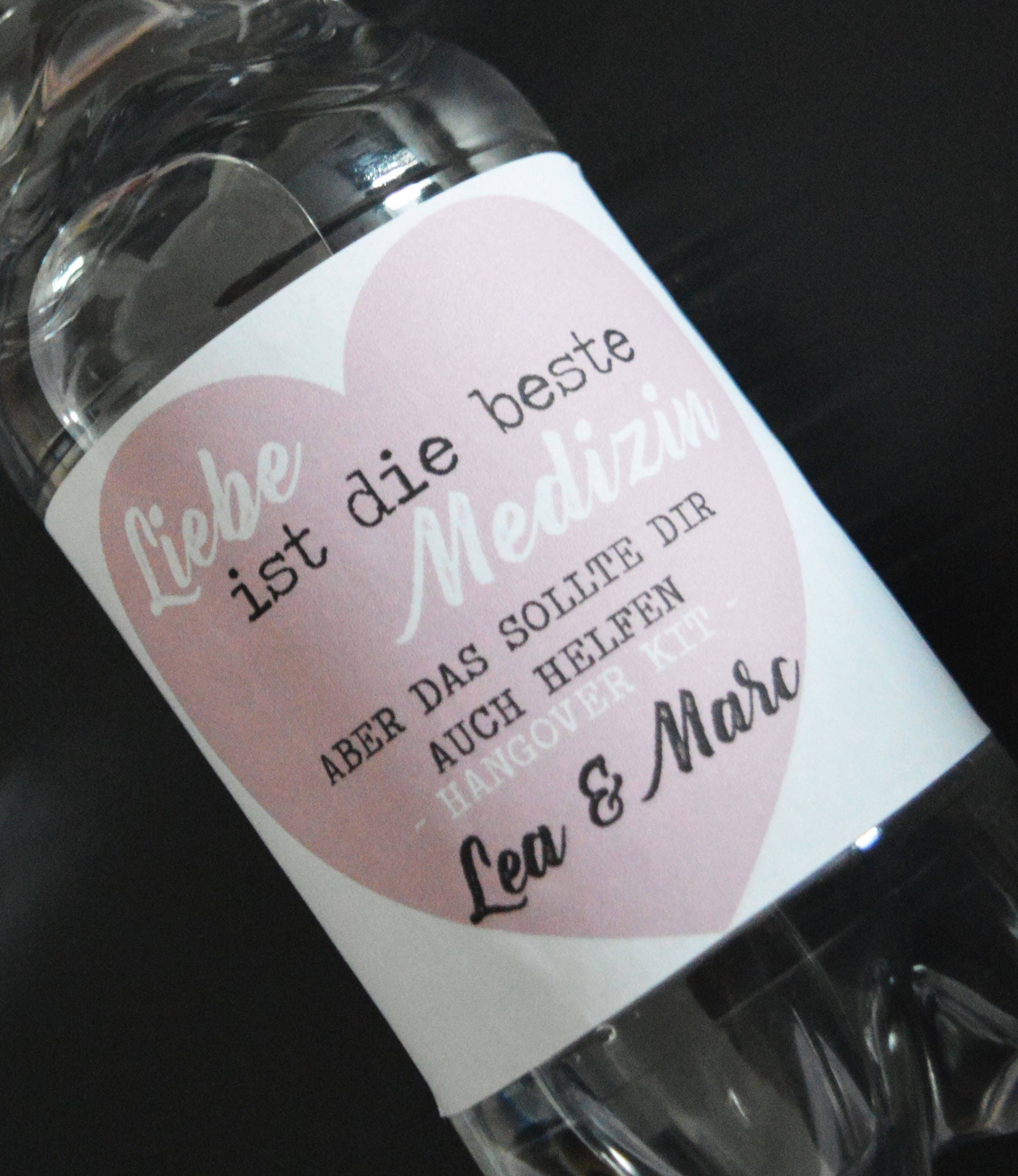 20x HangoverKit Hangover Kit Hochzeit Etiketten Etsy