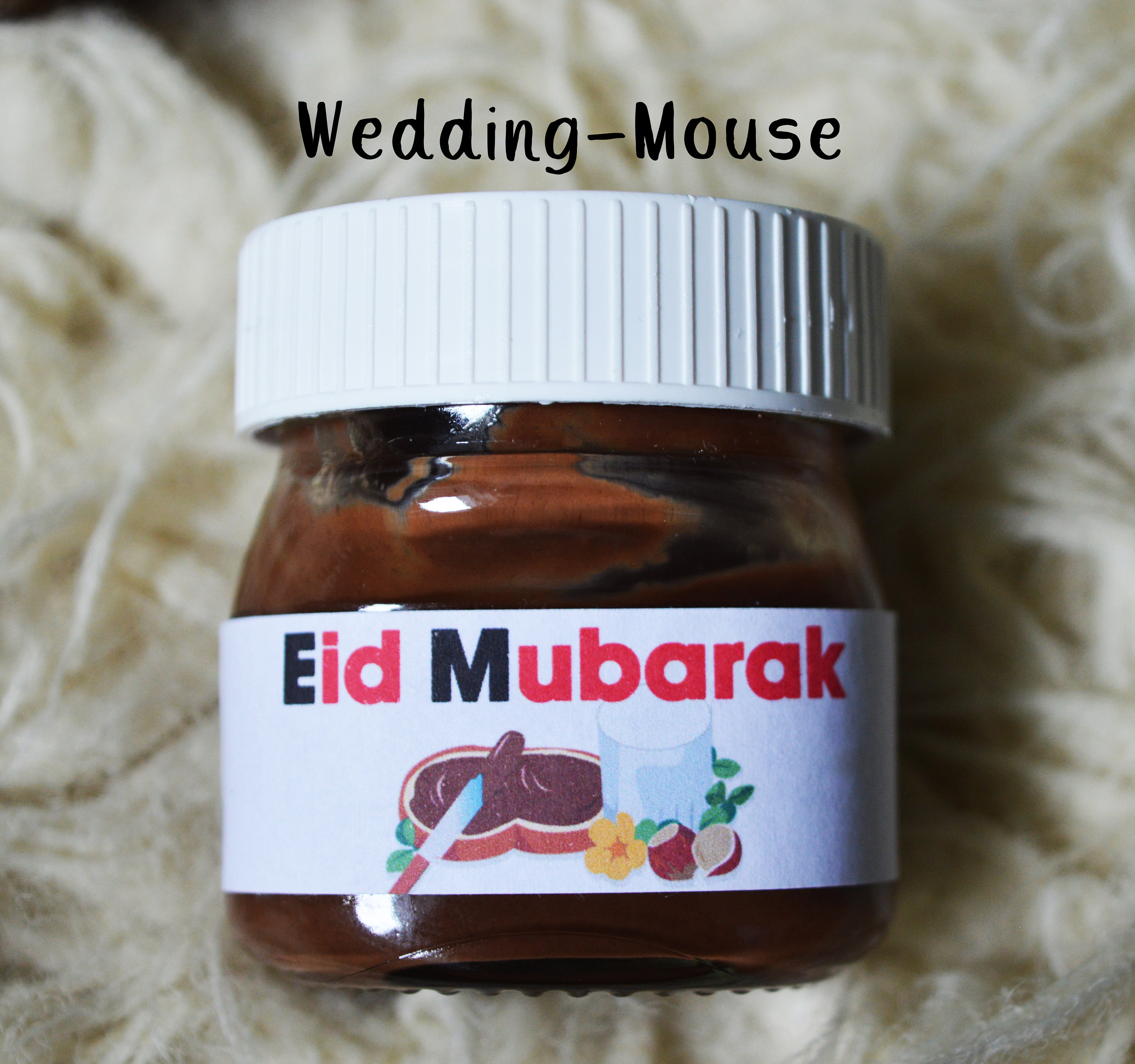 25x Nutella Etiketten für 25g Gastgeschenk Namen Eid Mubarak | Etsy