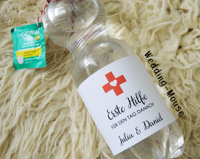 20x HangoverKit Hangover Kit Hochzeit Etiketten Sticker Kater Etsy.de