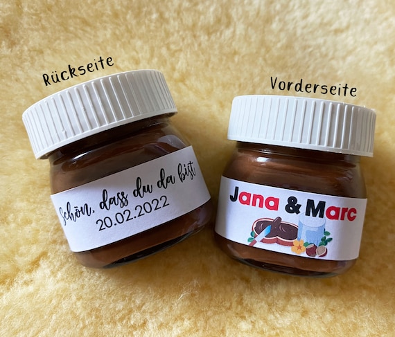 Cadeaux Invités Mariage Nutella