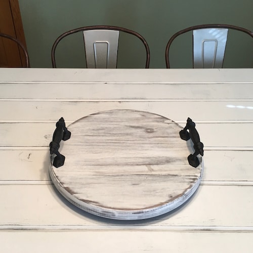 Family Name Wood Lazy Susan Etsy