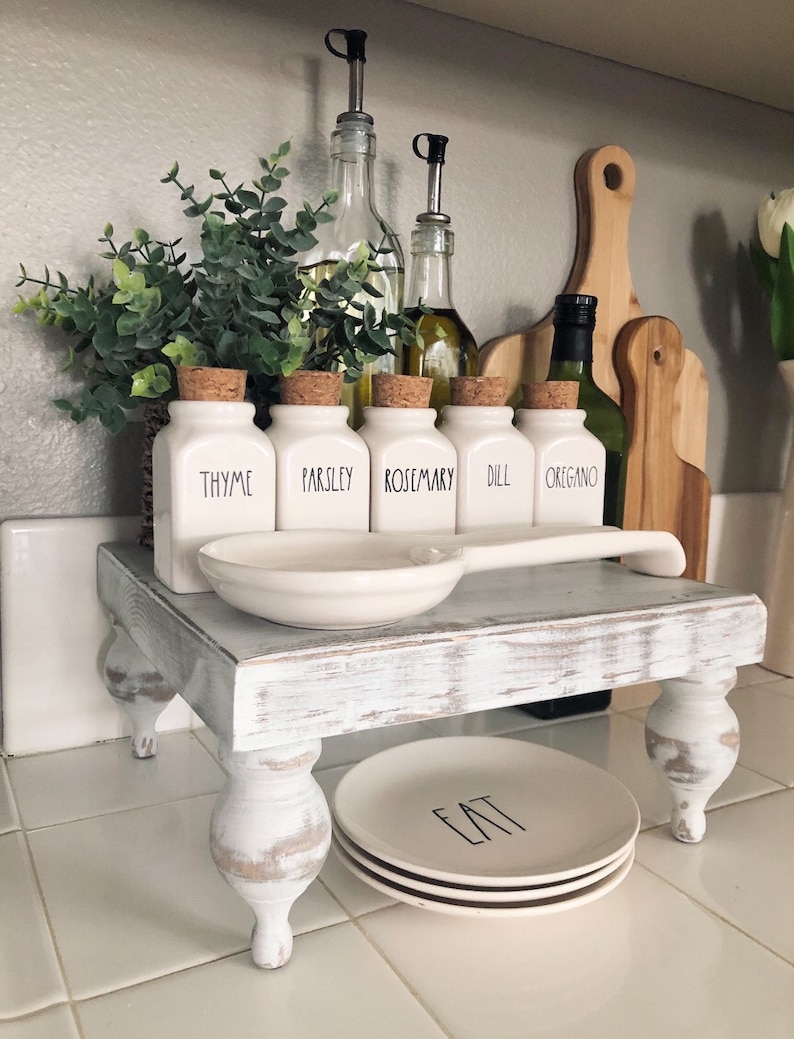 farmhouse kitchen counter decor ideas