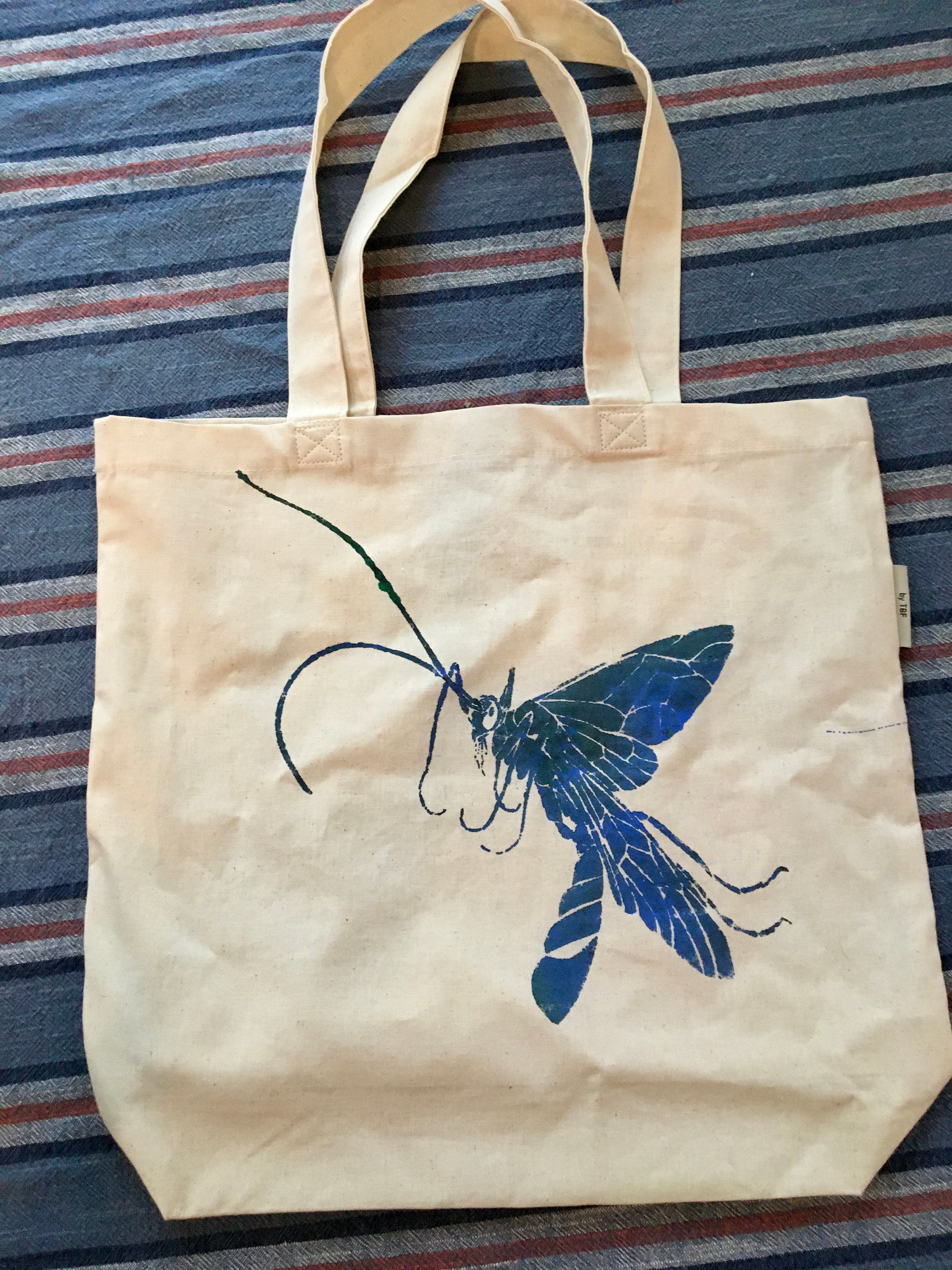 Insect Tote Bags organic Cotton With Gussets Etsy
