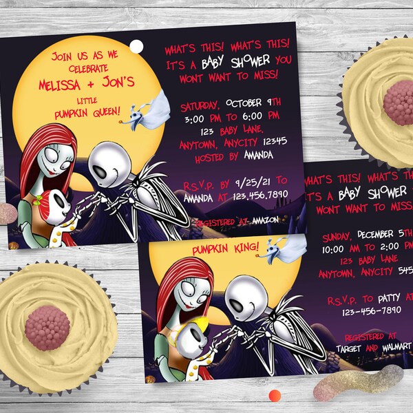 Jack and Sally Printable - Etsy
