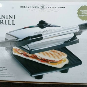 bella non stick panini grill