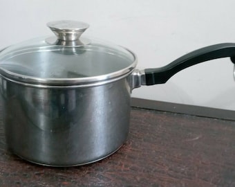 Farberware 1 Qt 18/10 Stainless Impact Bonded Bottom Saucepan With Lid