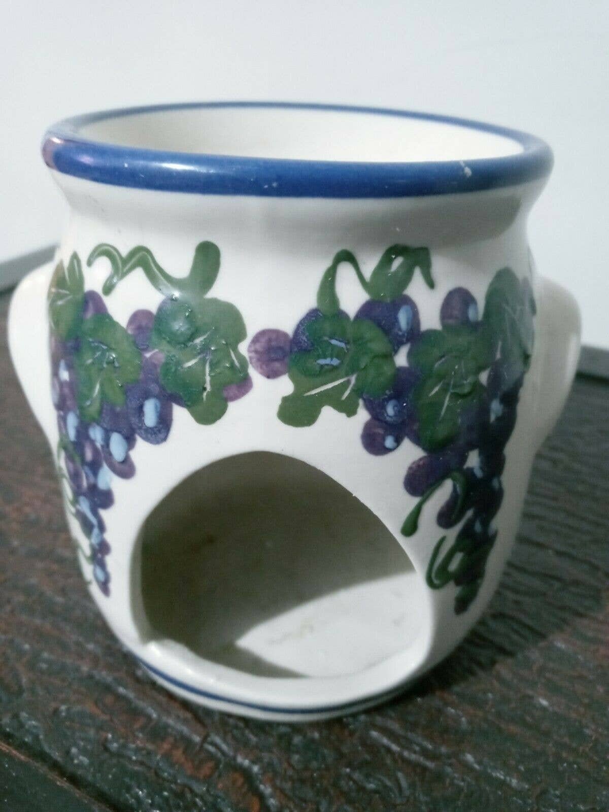 Olde Cape Cod Stoneware Yankee Candle Tart Warmer Grapes Hand - Etsy Olde Cape Cod Stoneware Yankee Candle Tart Warmer Grapes Hand - Etsy