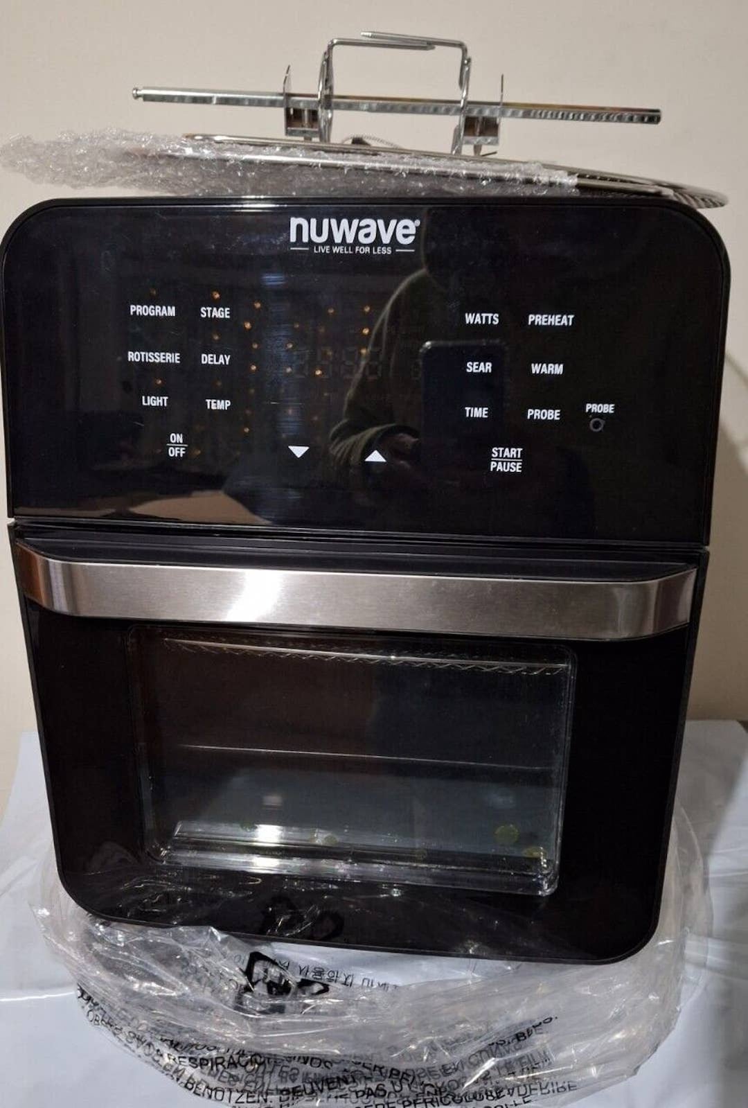 Nuwave Brio 14Q 14qt. Air Fryer, Oven, Grill & Rotisserie Tested Etsy