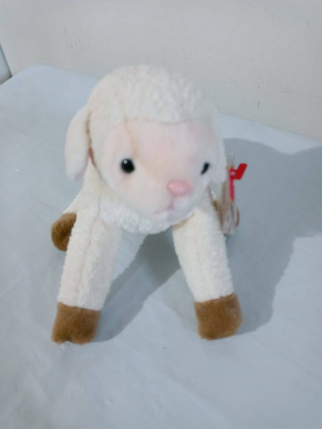 Ty Beanie Baby Ewey Fleece Lamb Beanbag Plush Original Tag 1998-1999