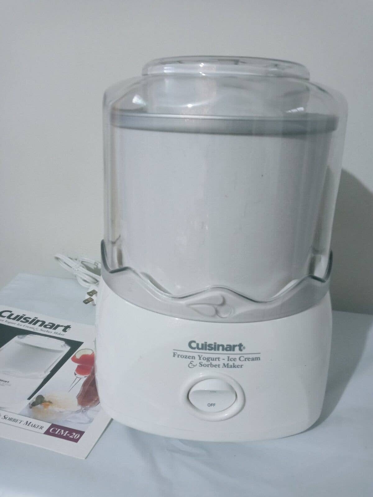 Cuisinart ICE20P1 Automatic Frozen Yogurt, Ice Cream And Sorbet Maker