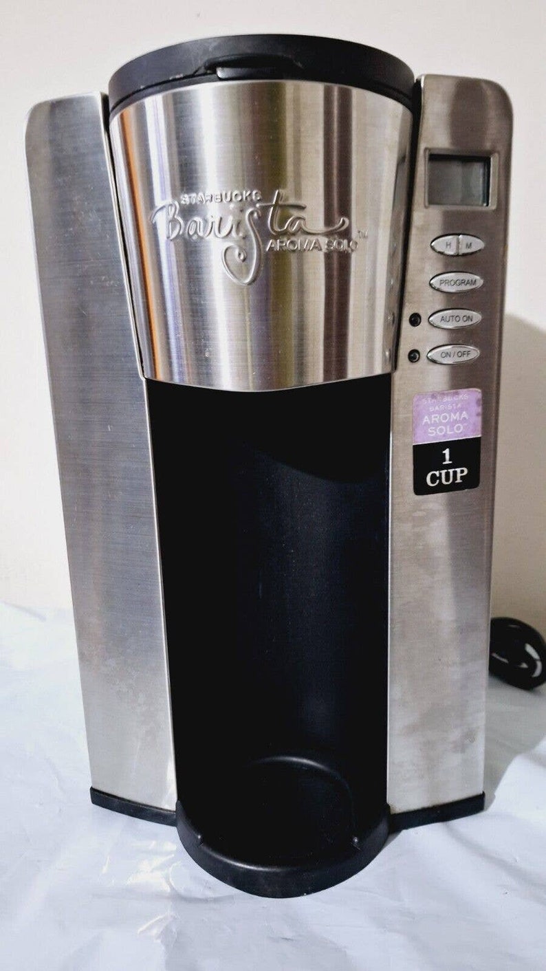 Starbucks Barista Aroma Solo Home Brewer Stainless Steel Etsy