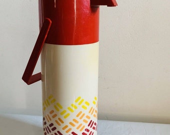 Vintage Thermos, Aladdin's Pump A Drink, With Built-In Drink Dispenser 1 QT