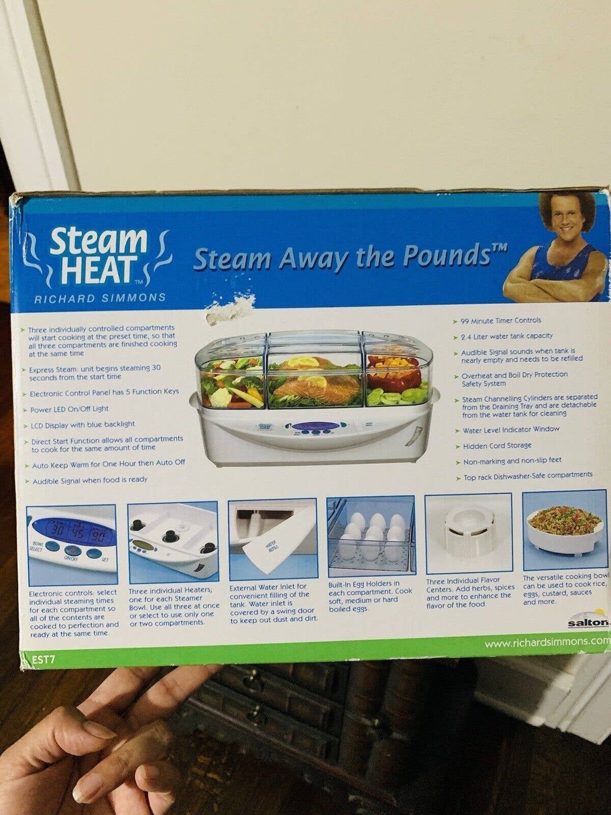 Steam Heat by Richard Simmons Electric Steamer for Healthy Etsy