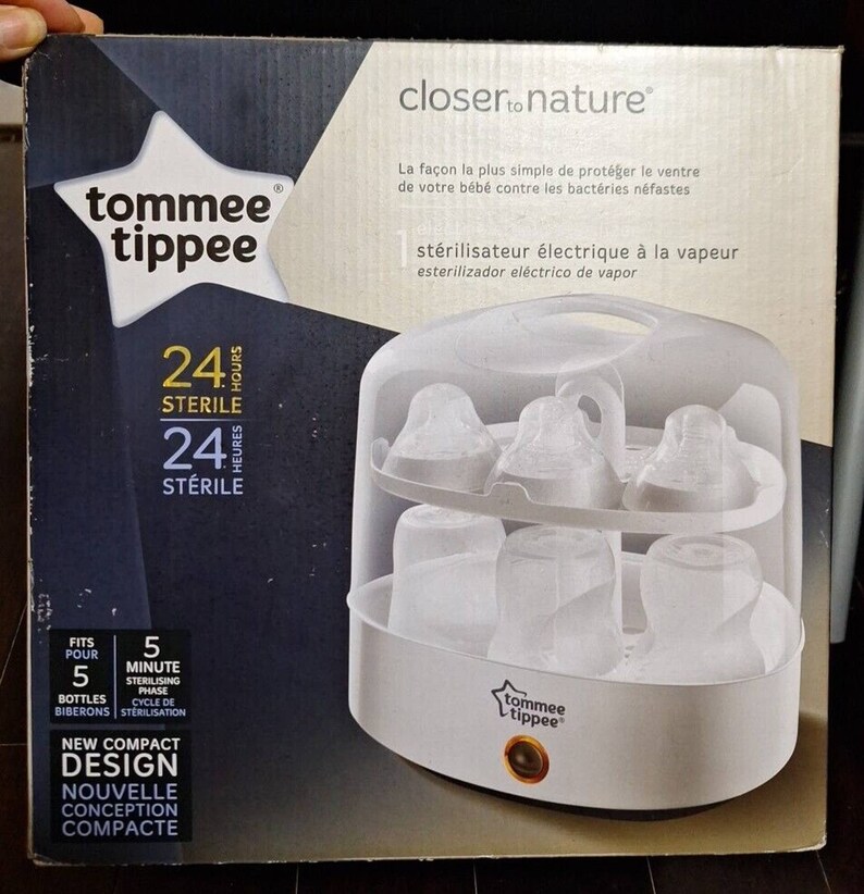Tommee Tippee Steristeam Electric Steam Sterilizer White Etsy