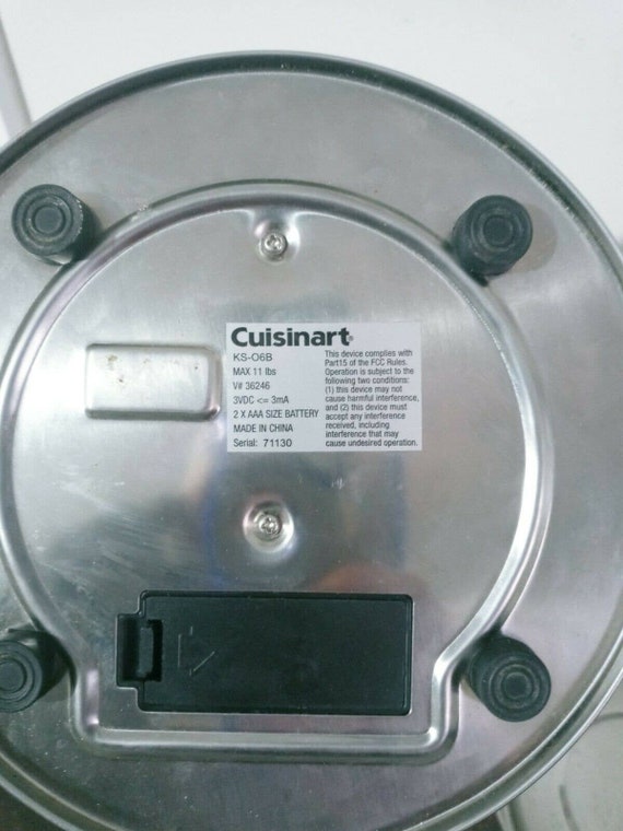 cuisinart precision chef kitchen scale