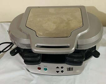 Hamilton Beach Dual Breakfast Sandwich Maker Model 25490A Type ST30 Stainless