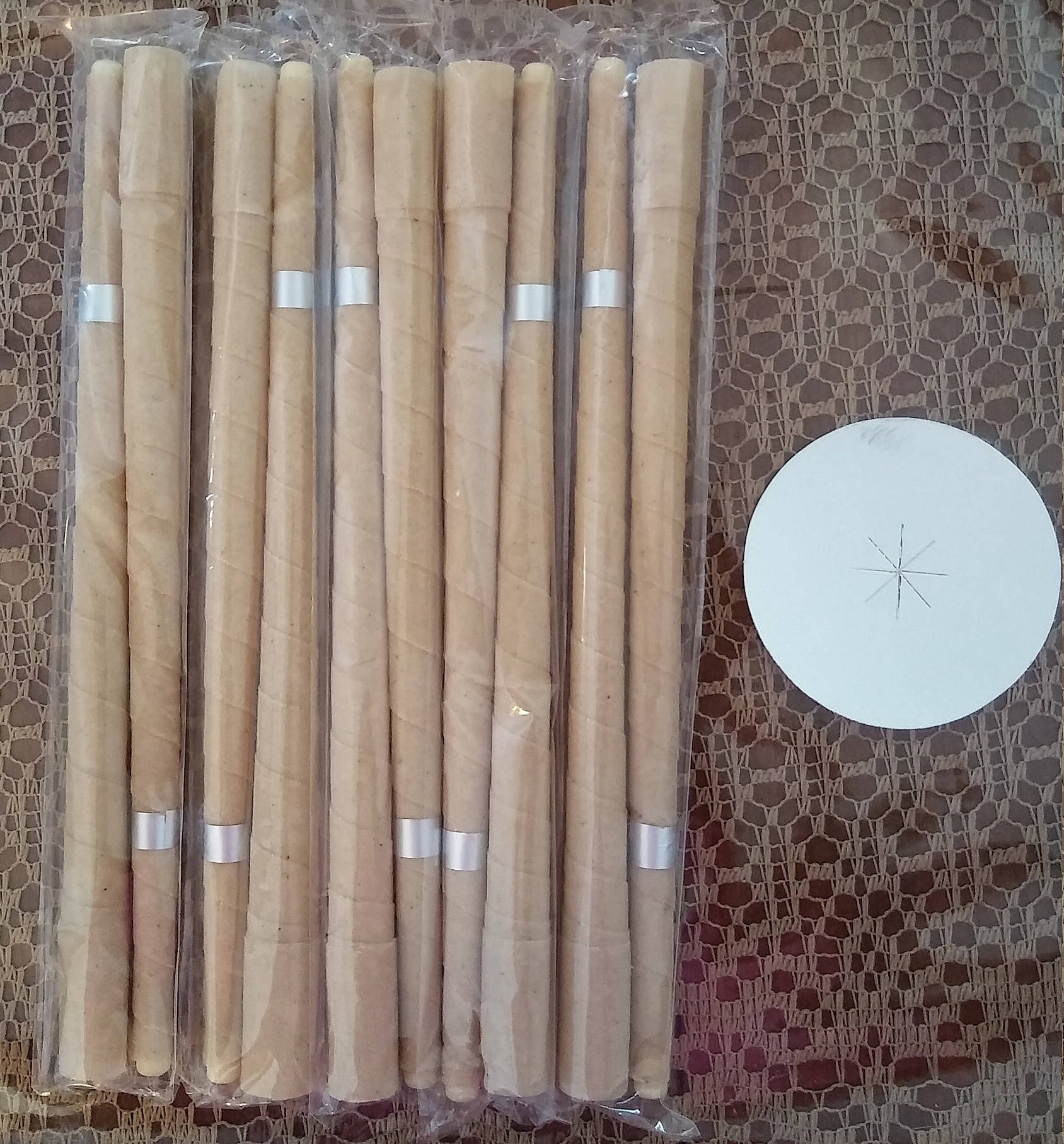 Beeswax Ear Candles 100 Organic Muslim Cloth Etsy