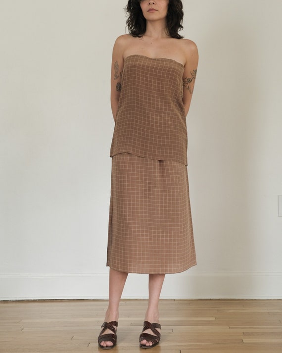 Calvin klein cheap skirt set