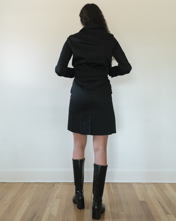early calvin klein cotton canvas skirt set - 70s … - image 6