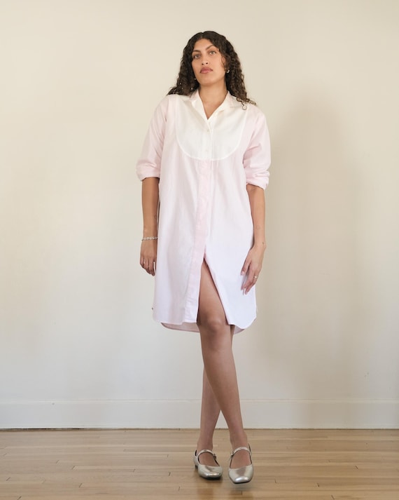 saks shirt dress Another Tomorrow Pleat Back Shirt Dress