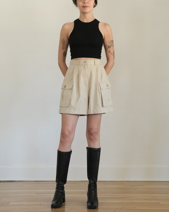 dkny cargo shorts - 90s vintage dkny donna karan k