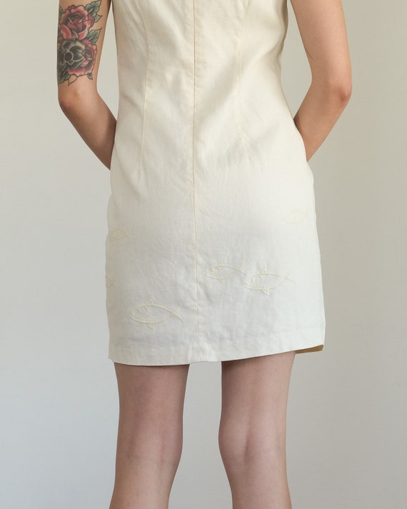 chinese dress ladies Esprit Cotton Linen Midi Dress  Rosen